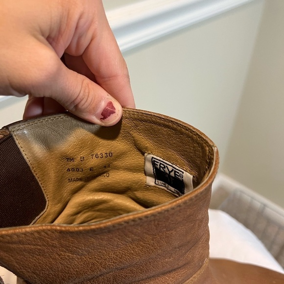 Frye Tan Ankle Boots - Picture 11 of 13